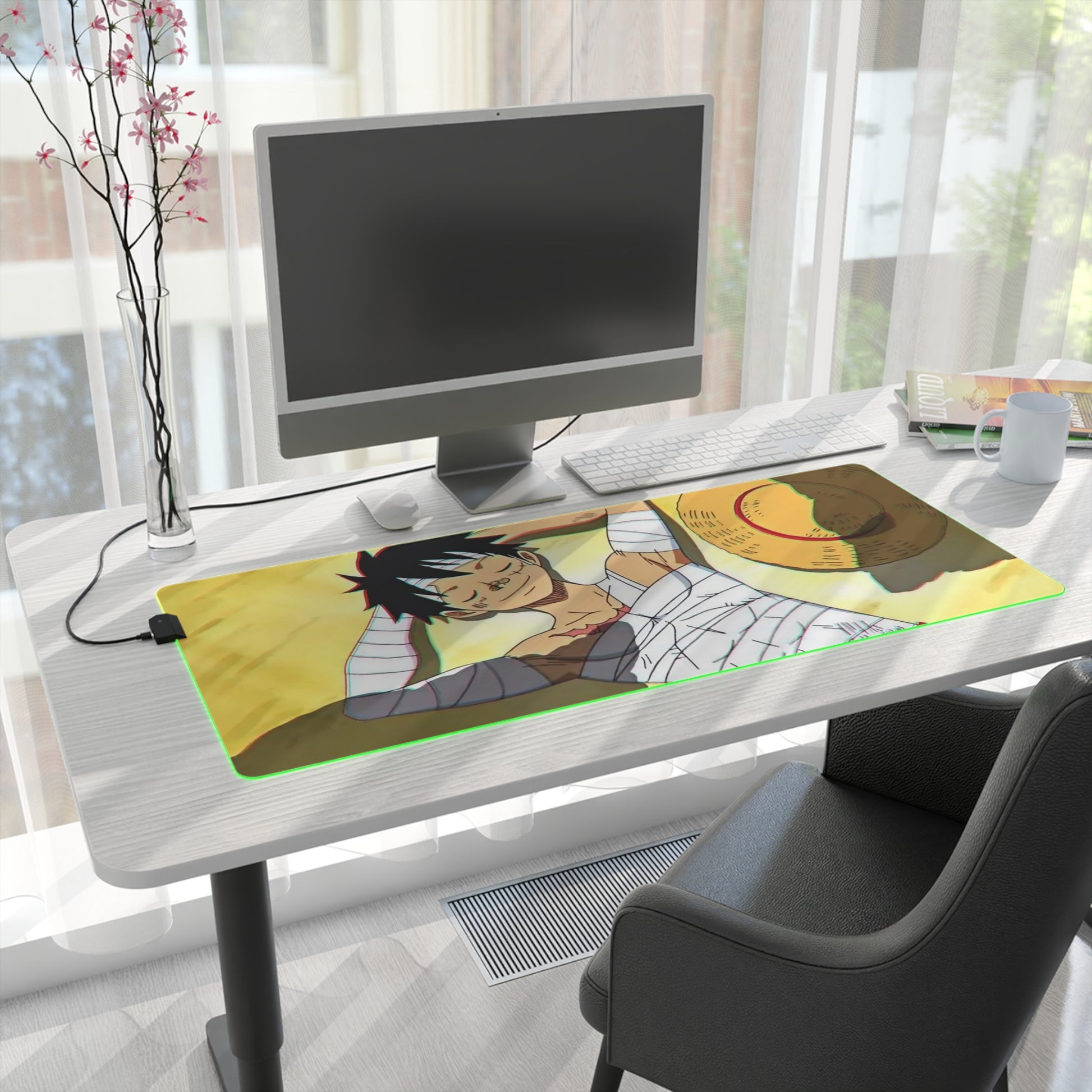 Bandaged Luffy LED Gaming Mouse Pad – AnimeAffinity